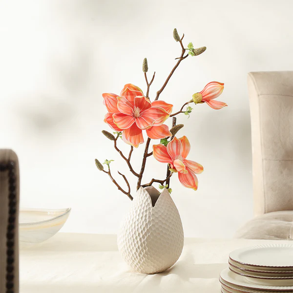 Asiatic Magnolia Faux Stem - Purple Pink