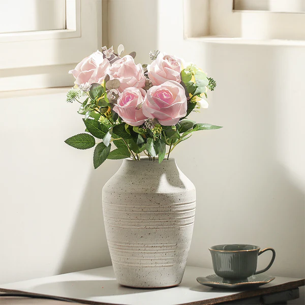Merlin Roses Faux Stem - Light Pink