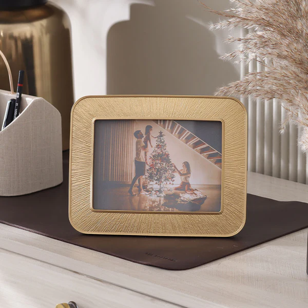 Portico Photo Frame Large - Grey Gold