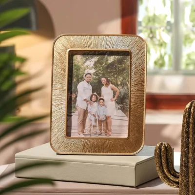 Portico Photo Frame Large – Grey Gold