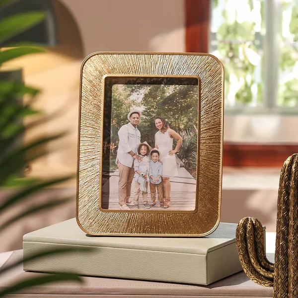 Portico Photo Frame Large - Grey Gold