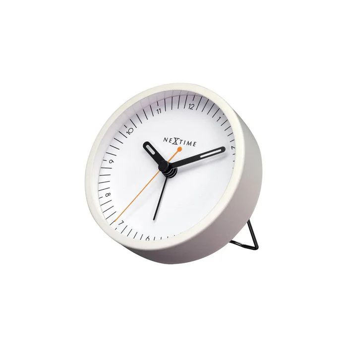 Desk Alarm Clock - White