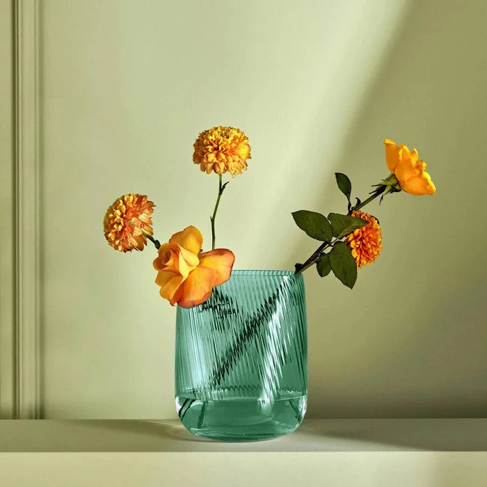 Opti Glass Vase Tall - Green